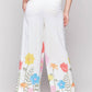 Charlie B - Printed Linen-blend Wide Leg Pants