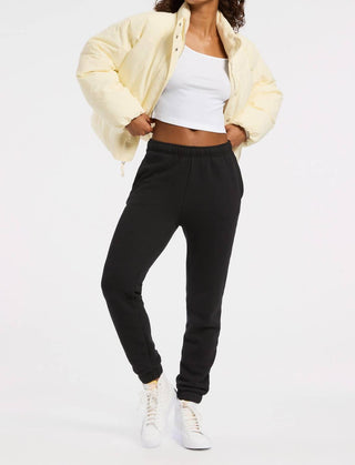 Bandier - Rivington Ribbed Long Sleeve Scoop Neck Crop Top