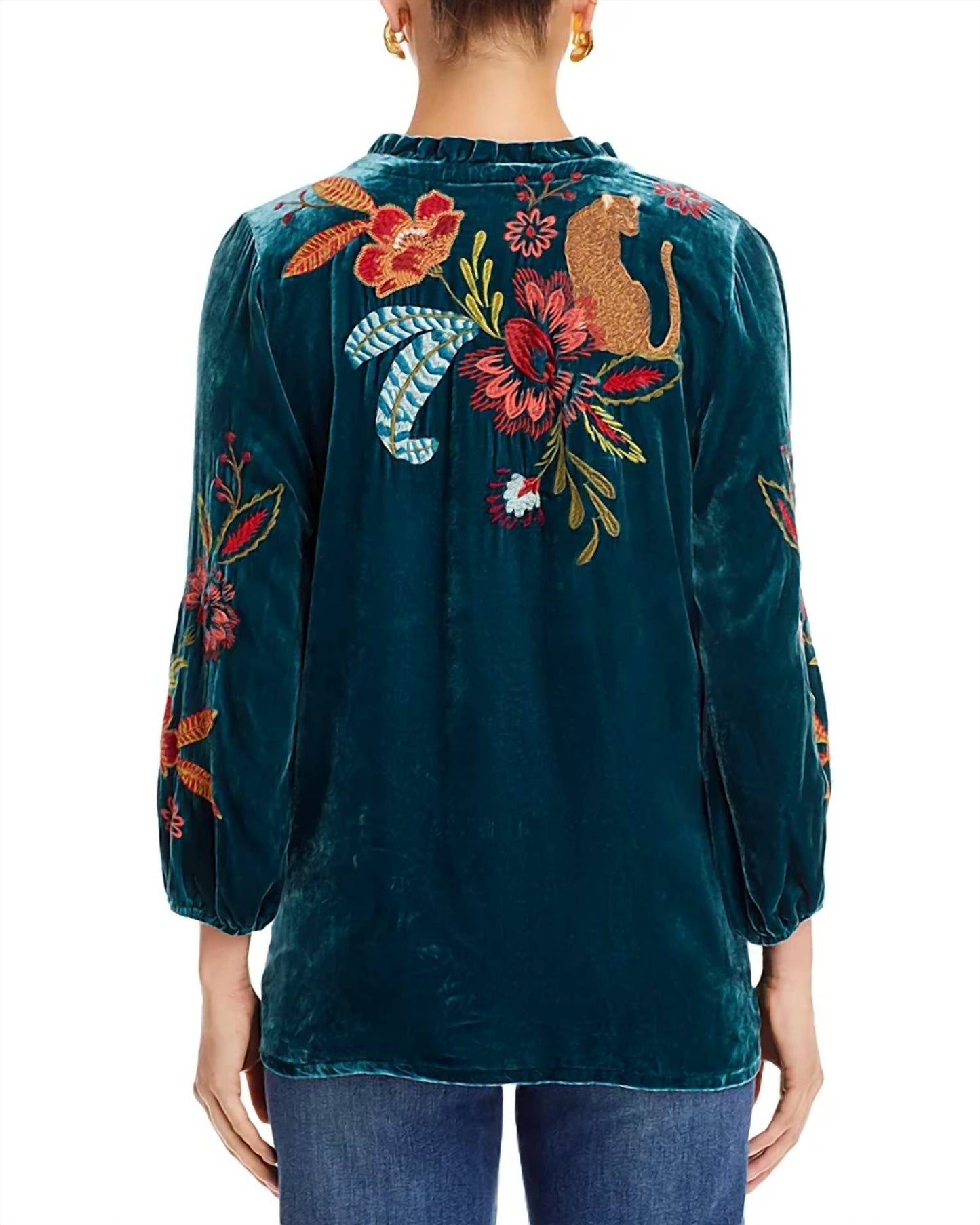 Johnny Was - Isabella Velvet Field Blouse