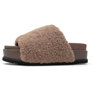 Roam - Women's Fuzzy Platform With Faux Shearling
