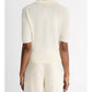Vince - Cashmere Silk Short Sleeve Polo Sweater