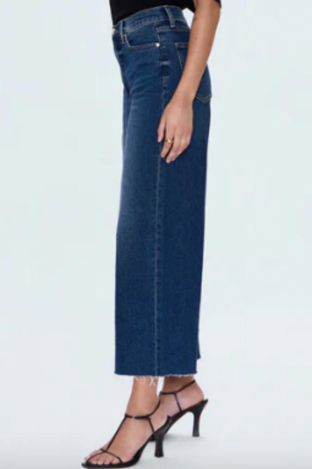 Pistola - Women's Lana Crop Highrise Ultra Wide Leg Jeans