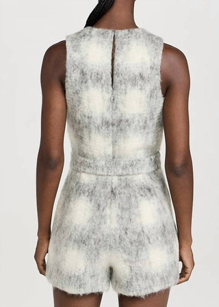 Amanda Uprichard - Hazel Wool Belted Romper