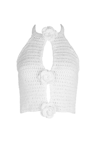 Soah - Women's Paris Crochet Halter Top