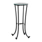 Accent Side Table, Plant Stand, Round, Contemporary & Modern - Black