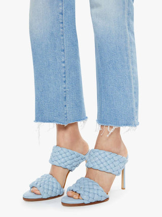Mother - Kick It Ankle Fray Straight Leg Jeans
