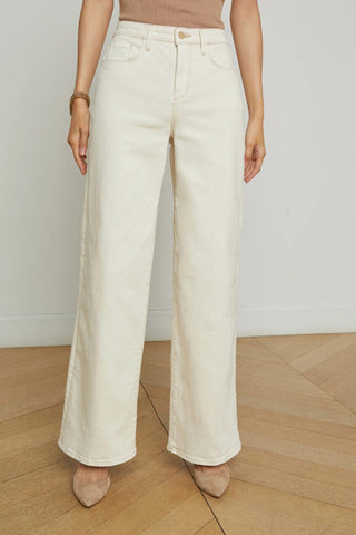 L'Agence - Women's Alicent High Rise Sneaker Flare Jeans