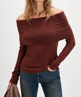 Free People - OFF SHOULDER IRIS LAYERING TOP