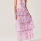 Astr - DAYTONA PLEATED FLORAL MAXI DRESS