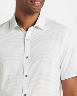 Flags & Anthem - Monroe Short Sleeve Dobby Stripe Woven Shirt