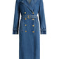 L'Agence - Bradley Denim Trench Coat
