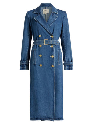 L'Agence - Bradley Denim Trench Coat