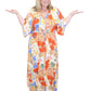 Entro - Abstract Button Down Maxi Dress
