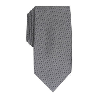 PERRY ELLIS Mens Gray Neat Classic Neck Tie