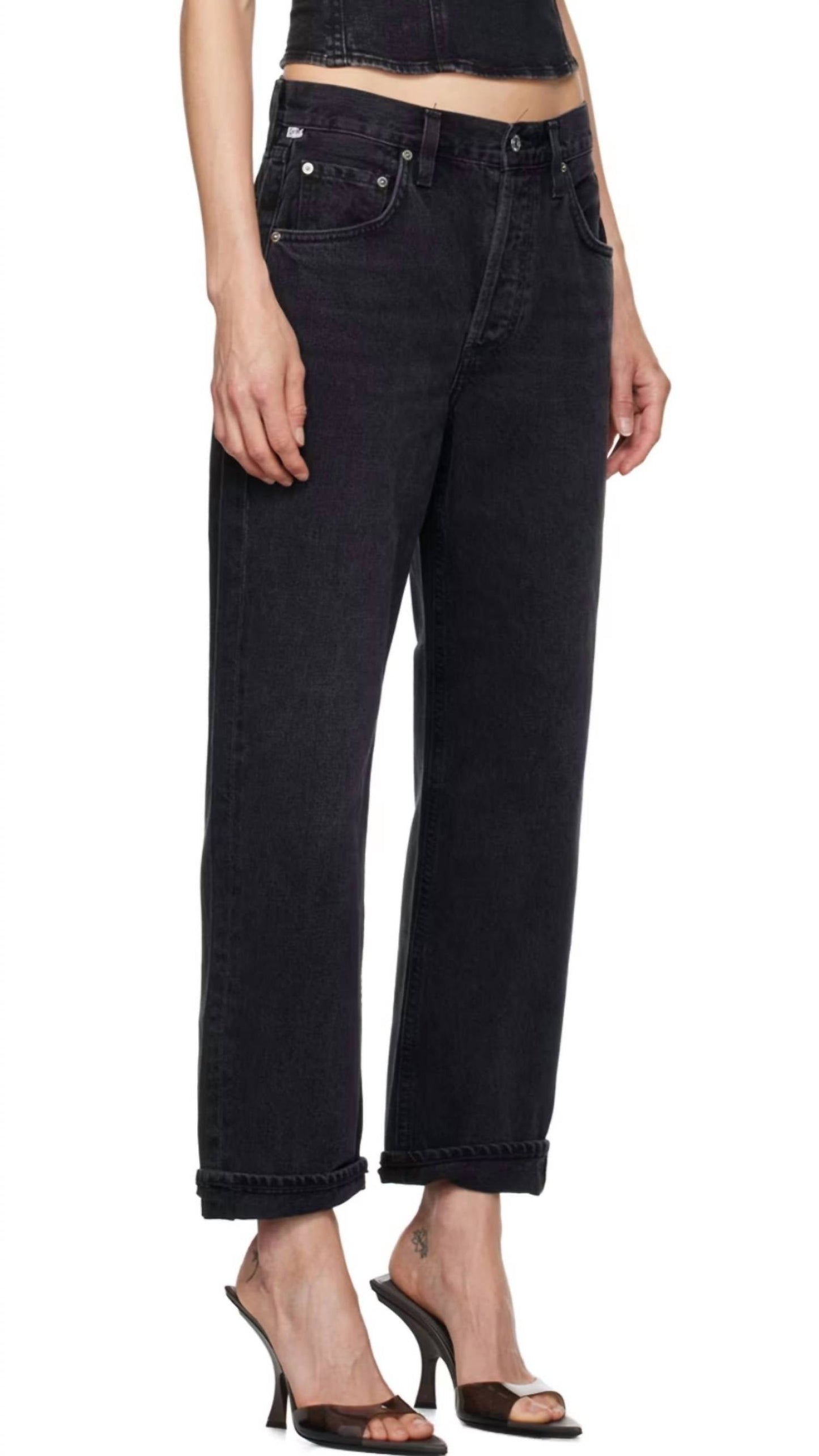 Citizens Of Humanity - Dahlia Bow Leg Baby Roll Taper Jeans