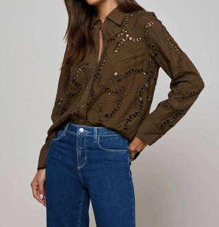 L'Agence - Ellery Eyelet Blouse