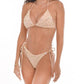 Steffany Milano - Sequined Swimsuit with Chains and Embellishments