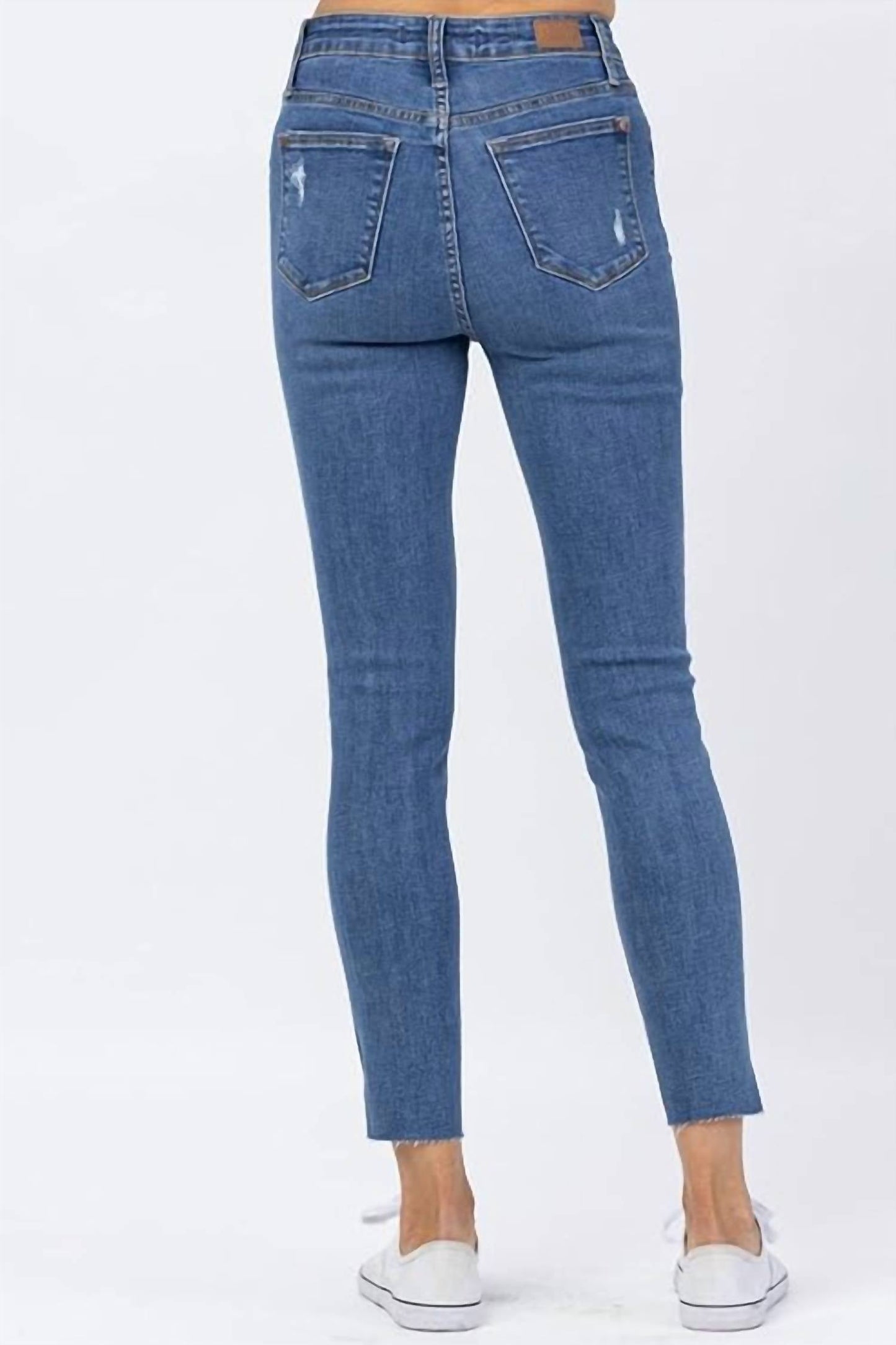 Judy Blue - Hi-waisted Dandelion Embroidery Skinny Jeans