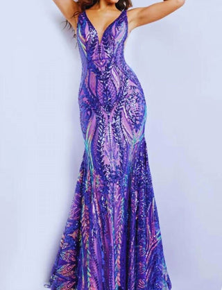 Jovani - Sequin Evening Gown