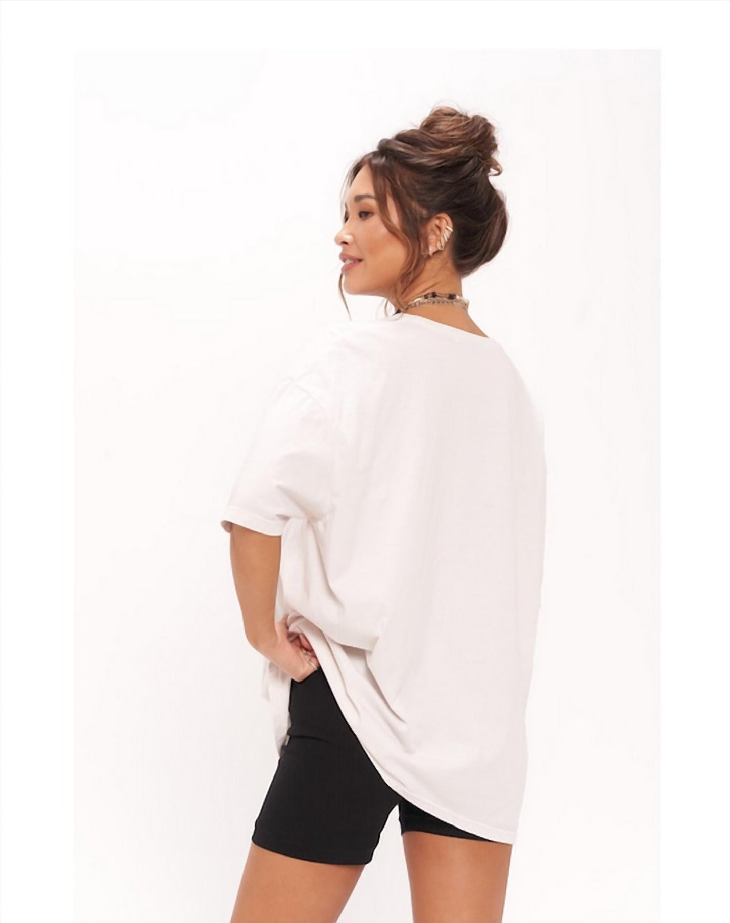 Project Social T - Stars Cowboy Smiley Oversized Tee