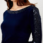 Joseph Ribkoff - Sequined Sheath Midi Dress