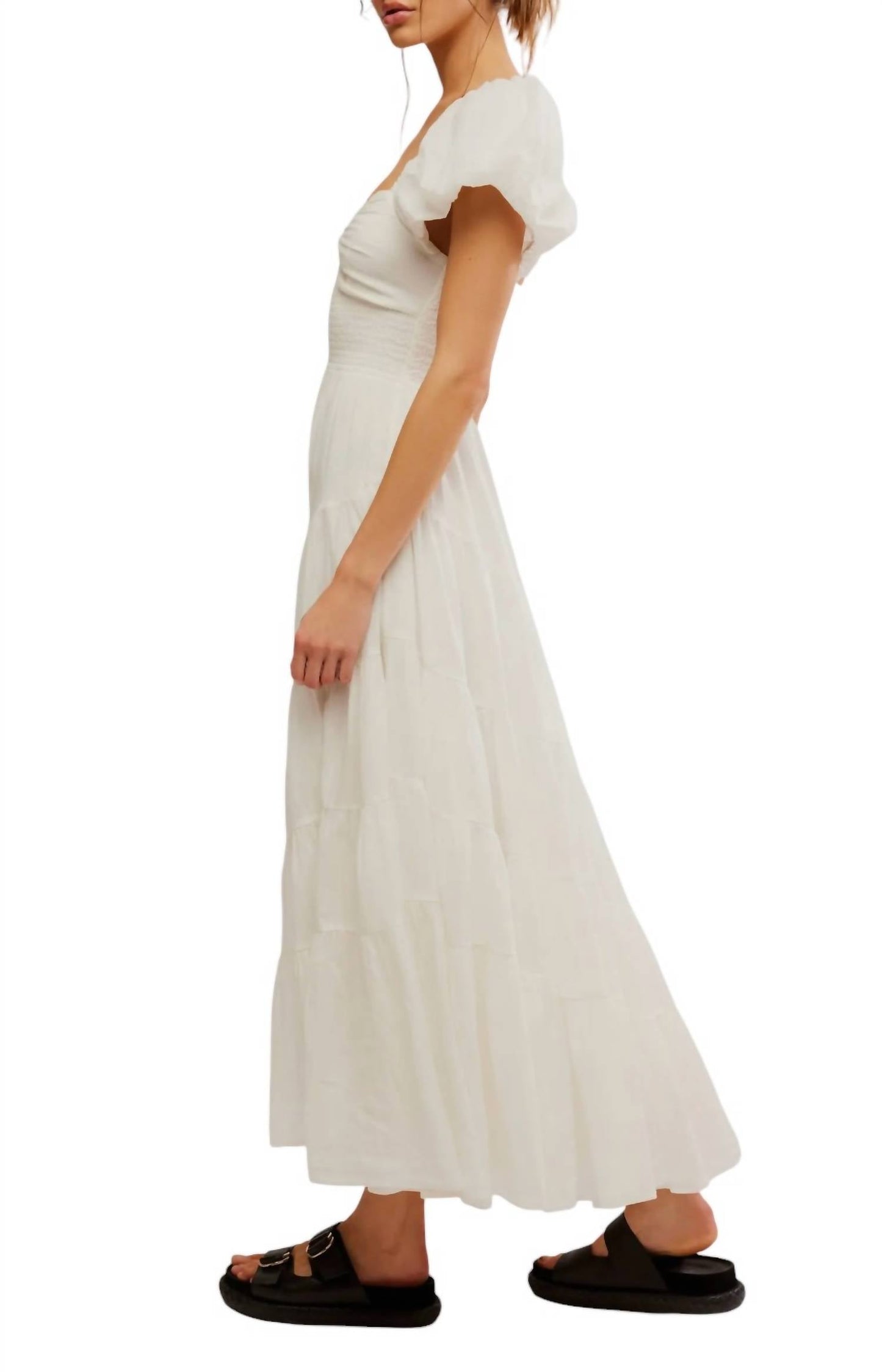 Free People - Short Sleeve Sundrenched Maxi Dress