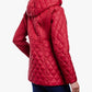 London Fog - Zip Front Hooded Quilted Jacket