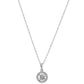 Allyanna Gifts - Women's Moissanite Halo Necklace