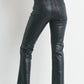 Just Black Denim - Coated Slim Bootcut Jean