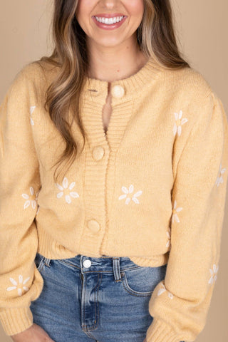 Bibi - Darlin Daisy Knit Cardigan