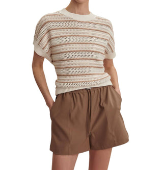 Varley - Ciara Stripe Knit Top