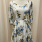 By The River - Floral Peasant Mini Dress