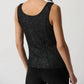 Joseph Ribkoff - Foiled Textured Knit Two-Piece Top Set