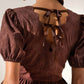 Astr - Arely Scalloped V-neck Peplum Top