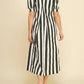 Pinch - Vertical Stripes Maxi Dress