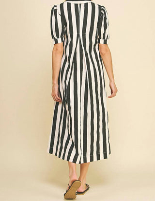Pinch - Vertical Stripes Maxi Dress