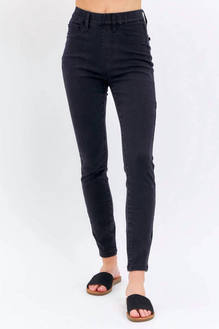 Judy Blue - High Waist Pull-On Shield Pocket Skinny Jean