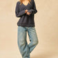 John + Jenn - Avery Ve-neck Sweater