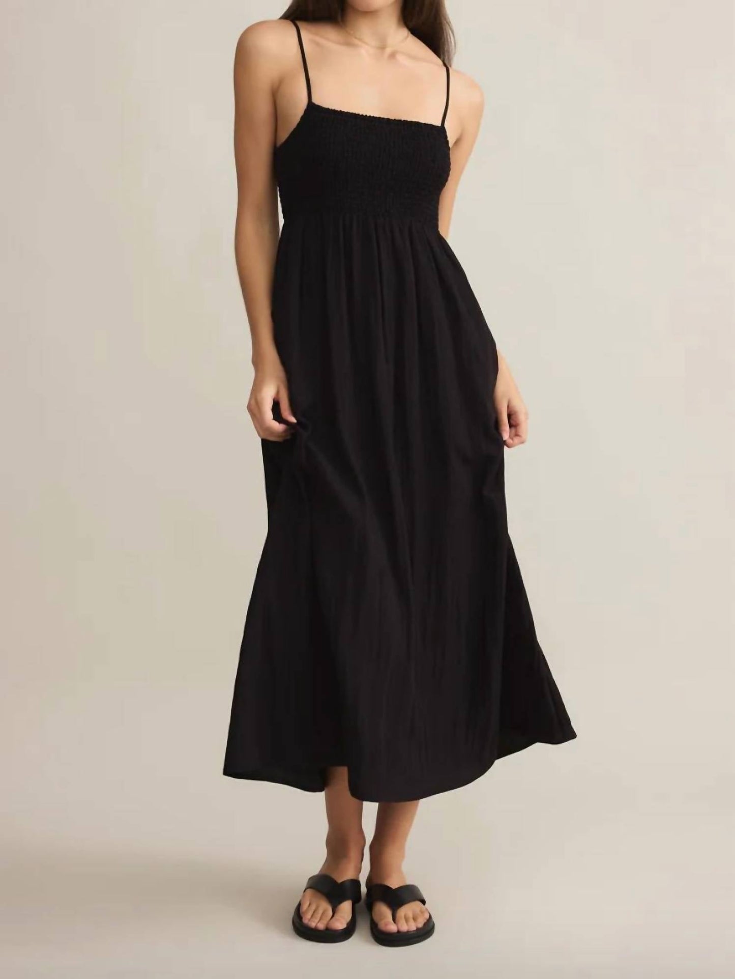Z Supply - Beachside Smocked Midi Dress