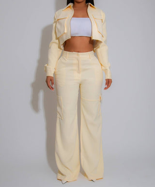 Diva - Luxe Utility Cargo Pant Set