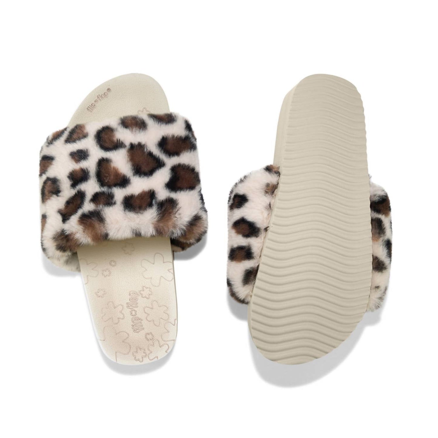Flip*Flop Originals - Women's Pool Leo Fur Sandals