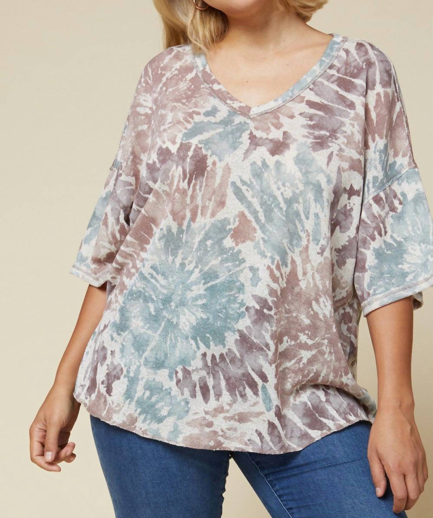 Entro - Tie Dye Starburst Top