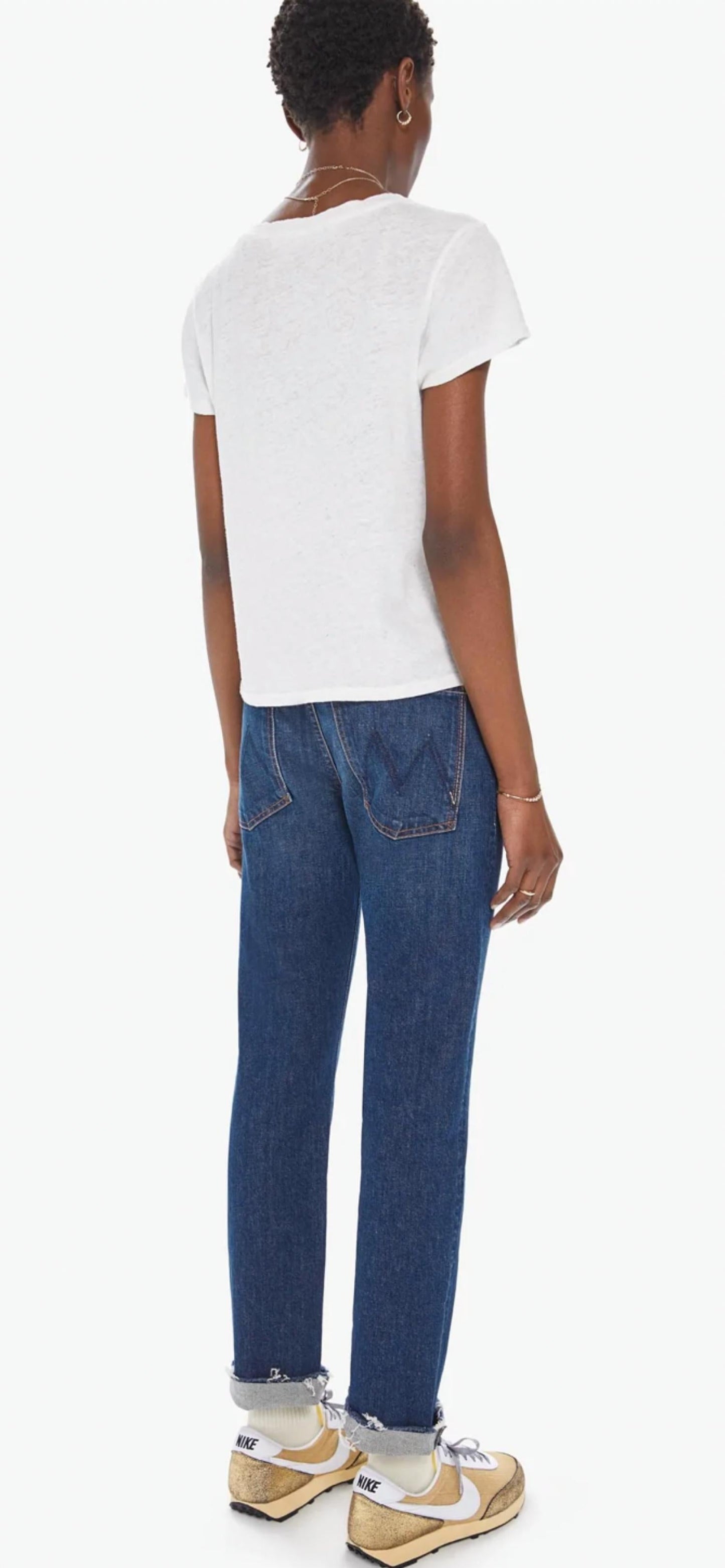 Mother - The Scrapper Cuff Ankle Fray Jeans