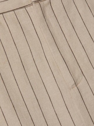 L'Agence - Maceline Pinstriped Maxi Skirt