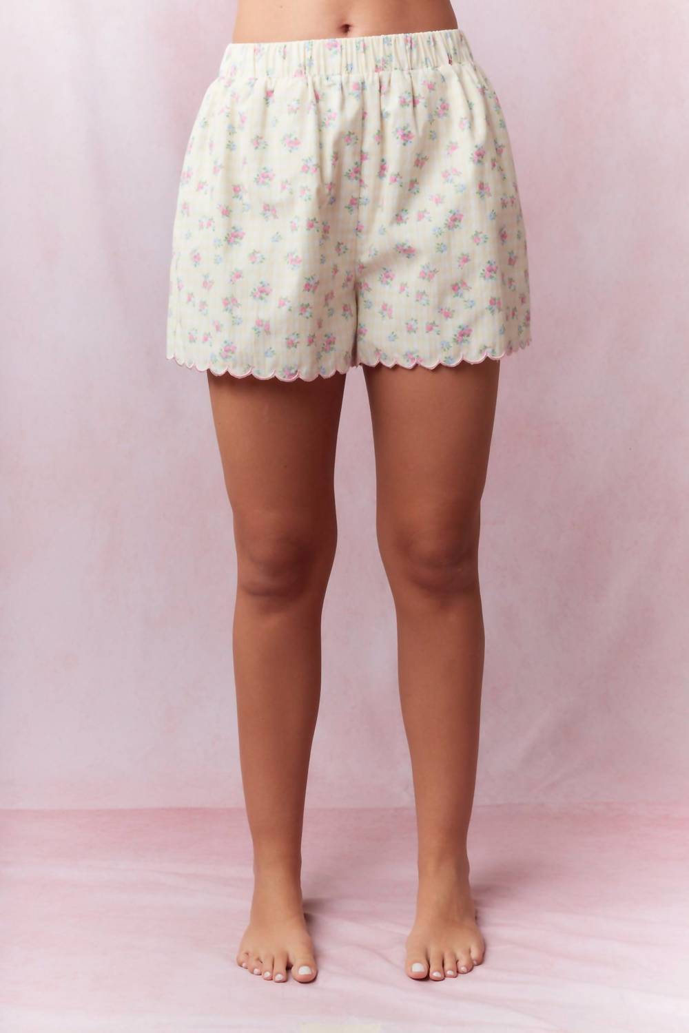 Peach Love - Samantha Pajama Short Set