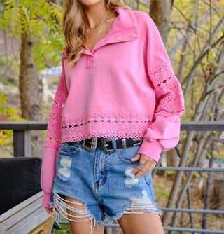 Blue B - Powerpuff Lace Pullover