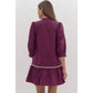 Style Usa - Solid Ruffled Mini Dress
