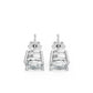 Aamiaa - Women's Cushion Shape 4 Prong Push Back Studs