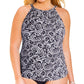 Always For Me - Plus Size High Neck Tankini Top