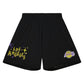Mitchell & Ness - Men's Los Angeles Lakers Hardwood Sidewalk Sketch Shorts